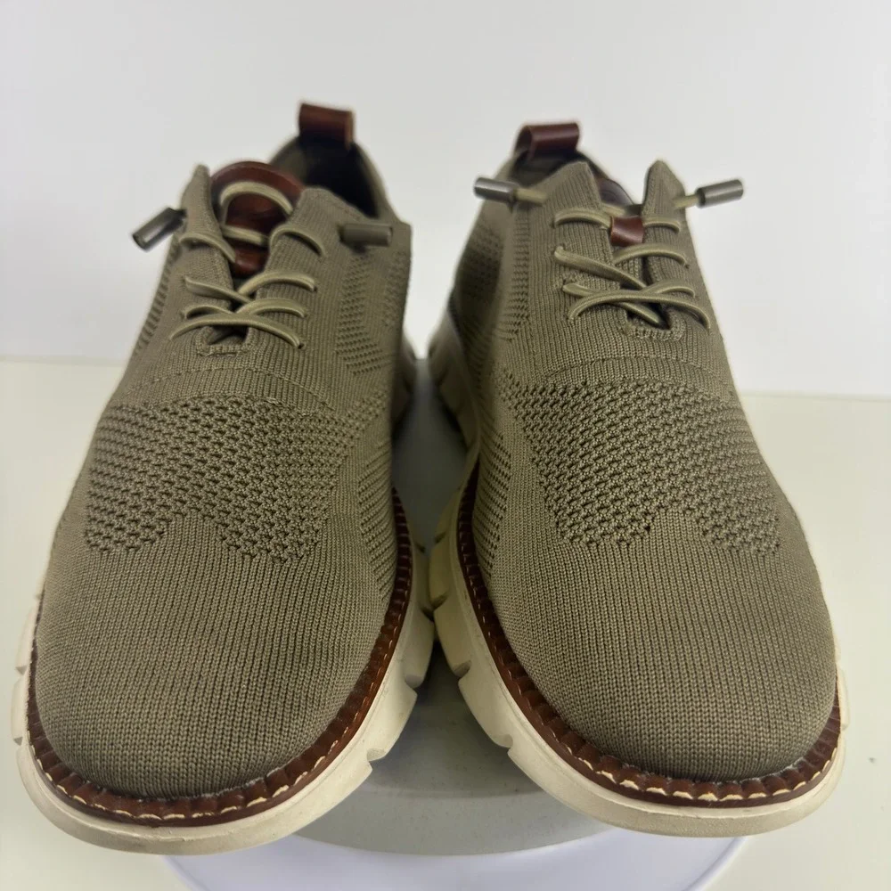 Wingtip Oxford Mens Olive Green Sneakers C24948‎